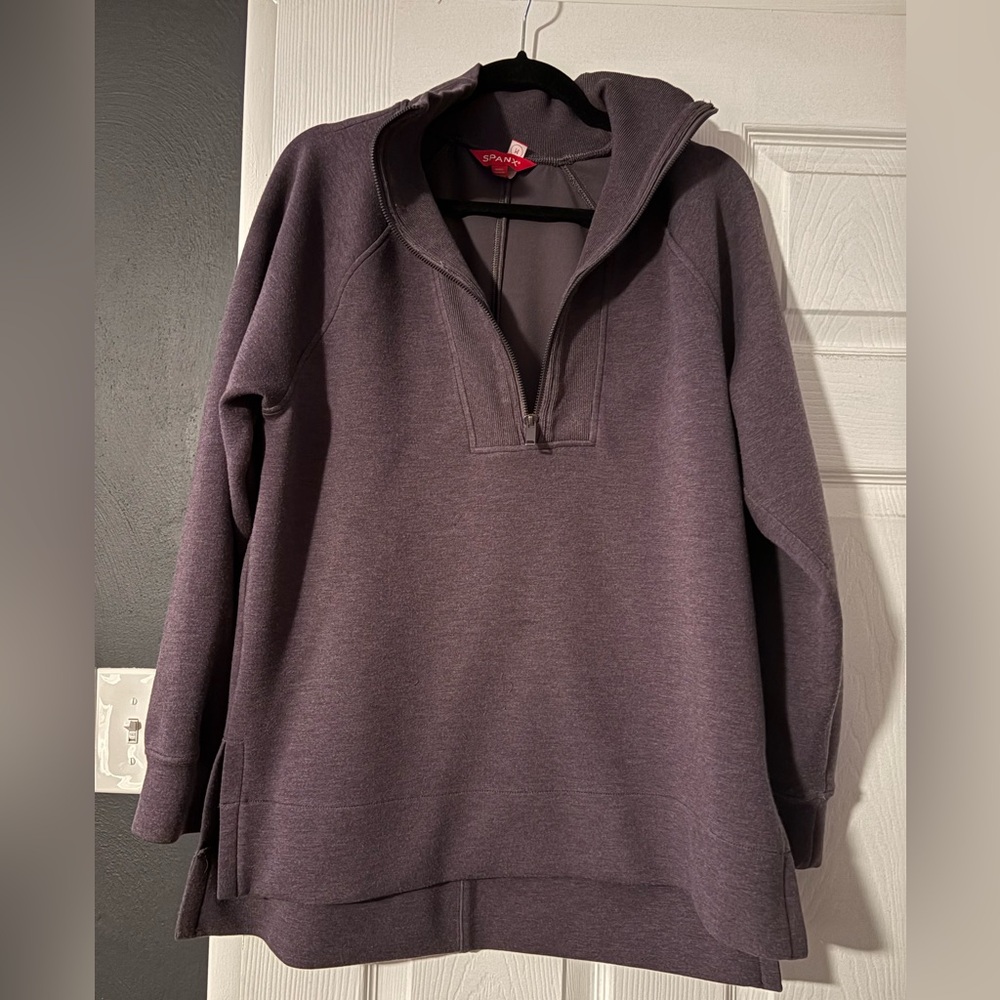 Spanx air essentials half zip tunic